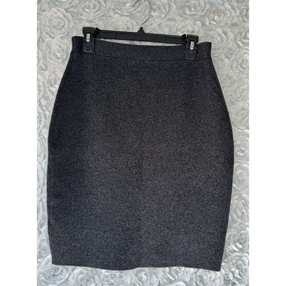 NWT EILEEN FISHER Woman’s $188 Stretch Knit Pull On Pencil Skirt Gray Size SP - Picture 2 of 9